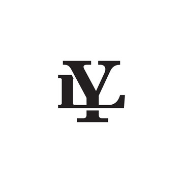 Yl Logo Stock Vector (Royalty Free) 615745508