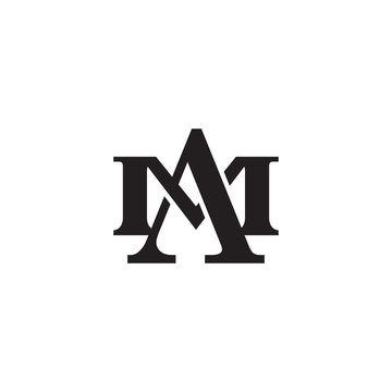 Letter M and A monogram logo