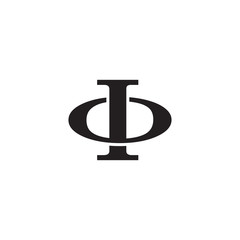 Letter O and I monogram logo