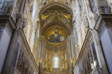 Cathedral Basilica of Cefalu, Sicily. Italy.