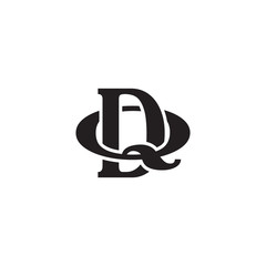 Letter Q and D monogram logo