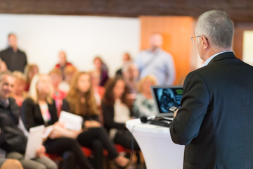 Speaker at Business Conference and Presentation.