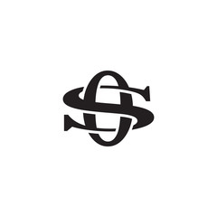 Letter S and o monogram logo
