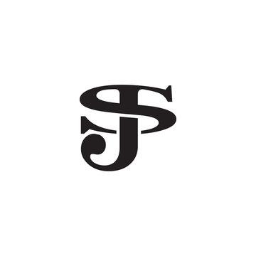 Letter S and J monogram logo
