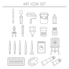 Drawing and painting  icons