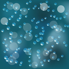 Rainy Window Background Vector image
