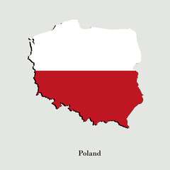 Obraz premium Map of Poland for your design