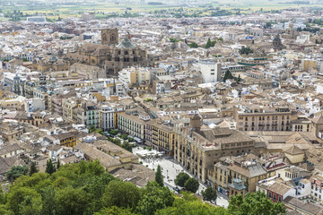 Fototapeta na wymiar Views of Granada, Spain