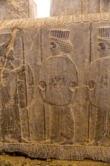 Immortals relief detail Persepolis