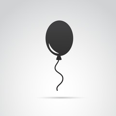 Balloon vector icon.