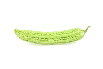 Bitter melon isolated on white background
