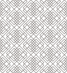Geometric abstract seamless pattern. Linear motif background - 94662765