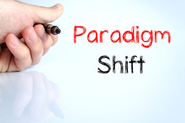 Paradigm shift text concept