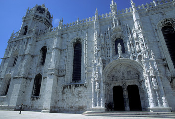 Fototapeta premium EUROPE PORTUGAL LISBON BELEM JERONIMOS MONASTERY