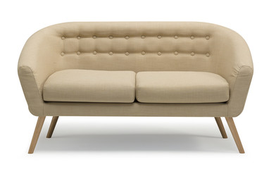 Sofa Couch Tub Chair isolated on white