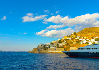 At Hydra island in Greece