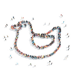 group  people  shape  dove cartoon