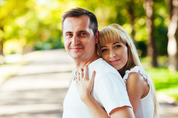 Happy Smiling Couple in love