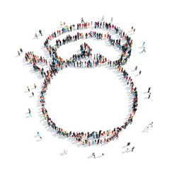 group  people shape  tea cartoon