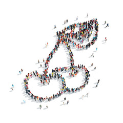 group  people   cherry