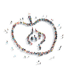 people shape  apple cartoon