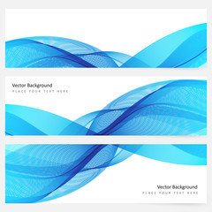 Abstract template horizontal banner