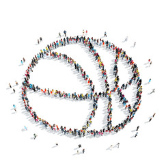 group  people  form  basketball