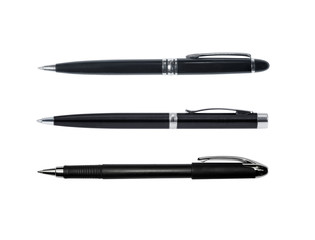 Black pen isolated on white background