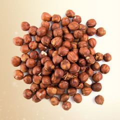 Raw hazelnuts