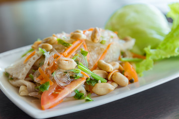 vege sour & spicy vermicelli salad