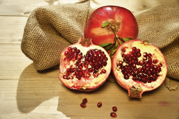 In autumn on Italian tables there are many tasty fruits.