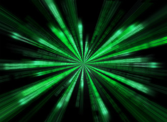 Matrix background in the form of star burst