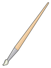 thin paintbrush