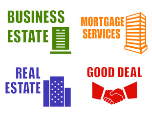 set concept estate icons