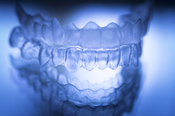 Invisible dental teeth brackets aligners braces retainers