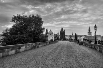 Charles Bridge in Prague, Czech Republic
