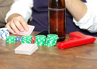 Fototapeta na wymiar Pokerspiel