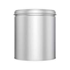 Tin Can with metal cap - mock up