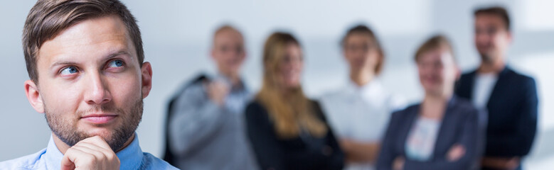 Supervisor and his team