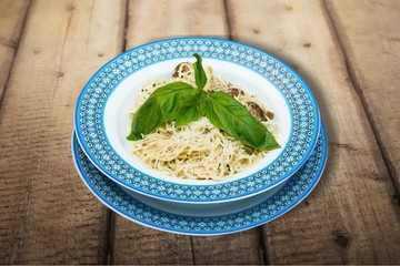 Fettuccine Alfredo.