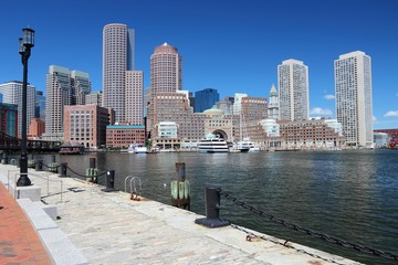 Naklejka premium Boston skyline