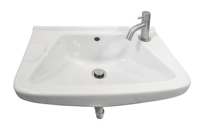 Ceramic washbowl/Ceramic washbowl on white background.