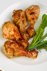 Grilled chicken legs