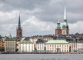 Naklejka premium Stockholm city view