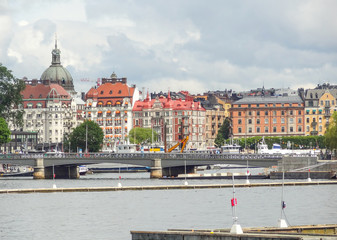 Obraz premium Stockholm city view