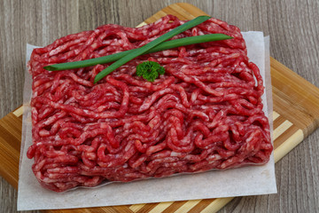 Minced beef meat