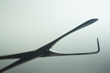 Traumatology orthopedic surgery one prong clamp