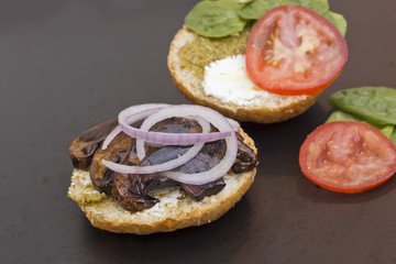 Portobello Mushroom Sandwich