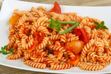 Pasta with tomato