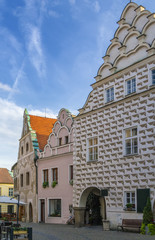 historic street, Tabor,Czech republic